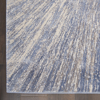 Sleek Textures SLE05 Blue/Grey Area Rug by Nourison main image