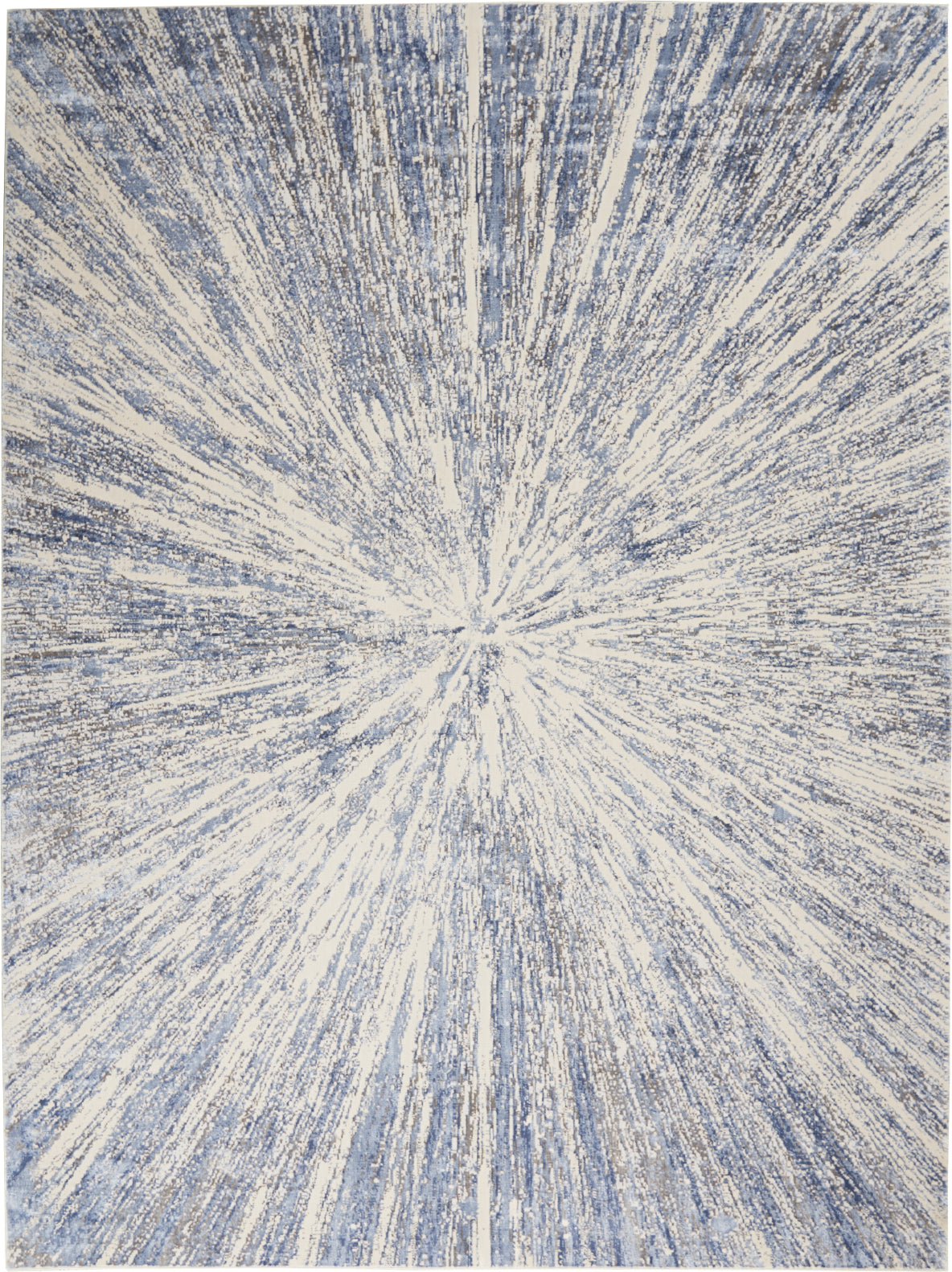Sleek Textures SLE05 Blue/Grey Area Rug by Nourison – Incredible Rugs ...