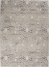 Sleek Textures SLE07 Ivory/Beige Area Rug by Nourison