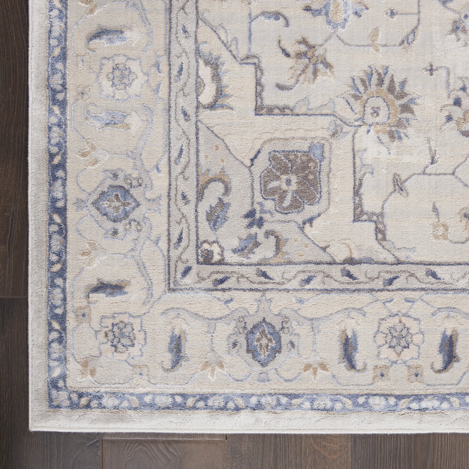 Sleek Textures SLE05 Blue/Grey Area Rug by Nourison – Incredible Rugs ...