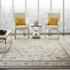 Sleek Textures SLE08 Ivory/Grey Area Rug by Nourison Texture Image Feature