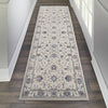 Sleek Textures SLE09 Ivory Area Rug by Nourison Texture Image