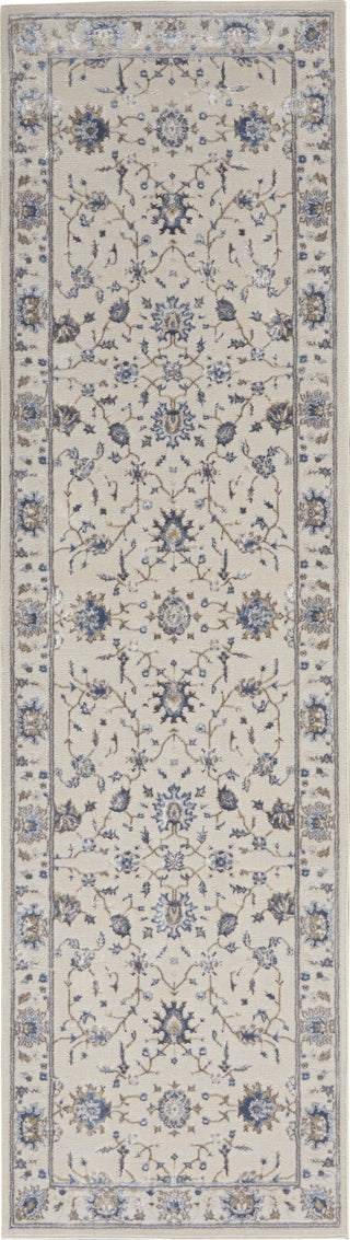 Sleek Textures SLE09 Ivory Area Rug by Nourison