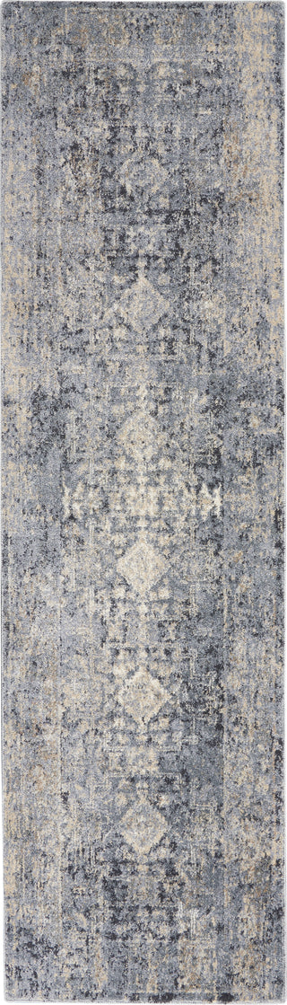 Nourison KI38 Moroccan Celebration KI3M1 Slate Area Rug