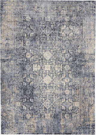 Nourison KI38 Moroccan Celebration KI3M1 Slate Area Rug