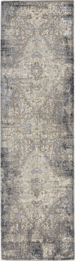 Nourison KI38 Moroccan Celebration KI3M2 Grey/Slate Area Rug