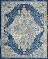Persian Vintage PRV02 Ivory/Turquoise Area Rug by Nourison Main Image