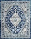 Persian Vintage PRV03 Ivory Blue Area Rug by Nourison Main Image