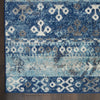 Persian Vintage PRV07 Ivory Blue Area Rug by Nourison Corner Image