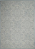 Calabas CLB02 Light Blue/Cream Area Rug by Nourison Main Image