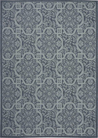 Calabas CLB02 Slate/Light Blue Area Rug by Nourison Main Image