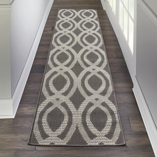 Calabas CLB05 Ivory/Grey Area Rug by Nourison Main Image