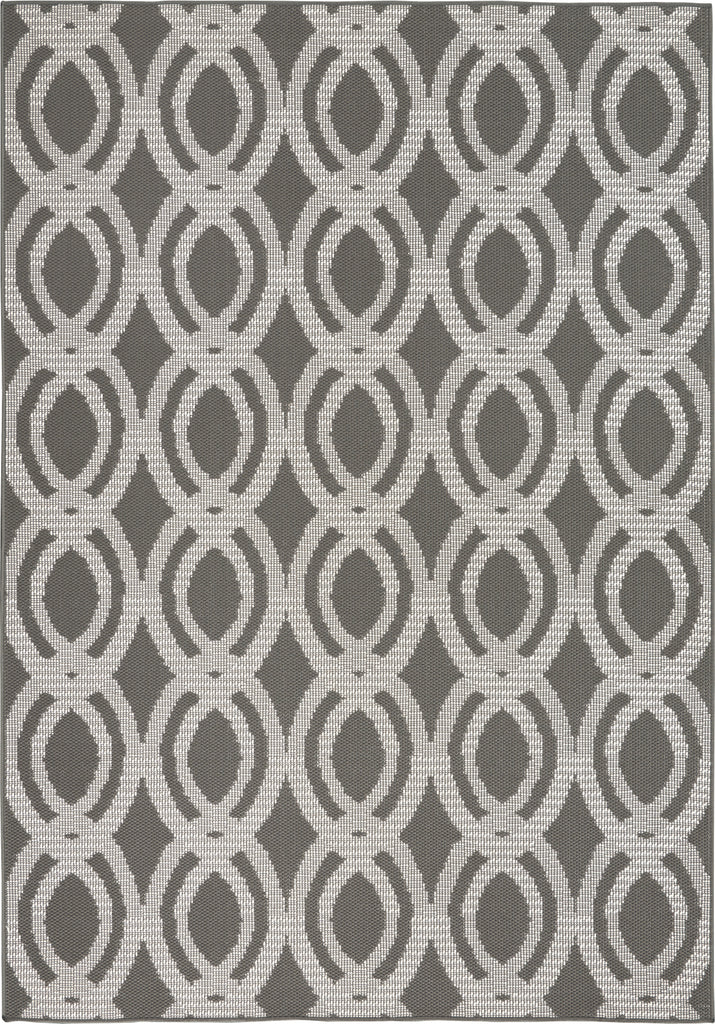 Calabas CLB05 Ivory/Grey Area Rug by Nourison Main Image