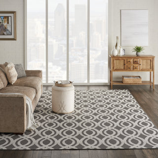 Calabas CLB05 Ivory/Grey Area Rug by Nourison Main Image