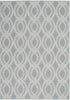 Calabas CLB05 Light Blue/Cream Area Rug by Nourison Main Image