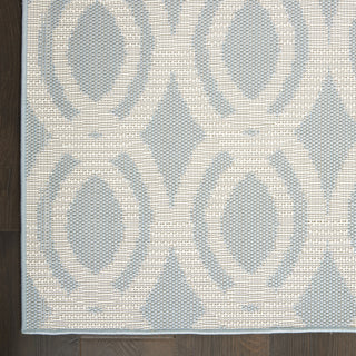 Calabas CLB05 Light Blue/Cream Area Rug by Nourison Main Image