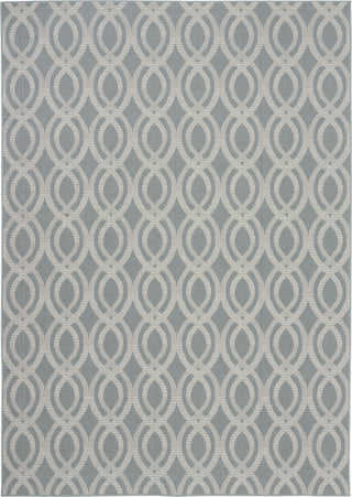 Calabas CLB05 Light Blue/Cream Area Rug by Nourison Main Image