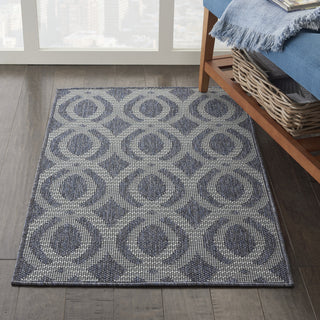 Calabas CLB05 Slate/Light Blue Area Rug by Nourison Main Image