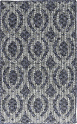 Calabas CLB05 Slate/Light Blue Area Rug by Nourison Main Image