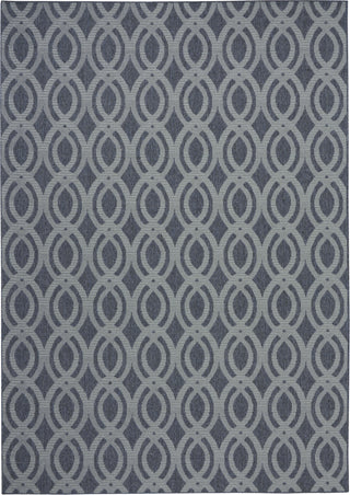 Calabas CLB05 Slate/Light Blue Area Rug by Nourison Main Image