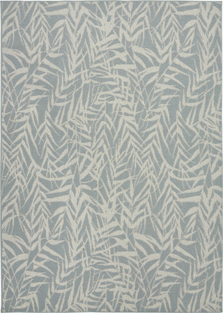 Calabas CLB06 Light Blue/Cream Area Rug by Nourison Main Image