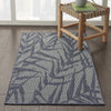 Calabas CLB06 Light Blue/Slate Area Rug by Nourison Main Image