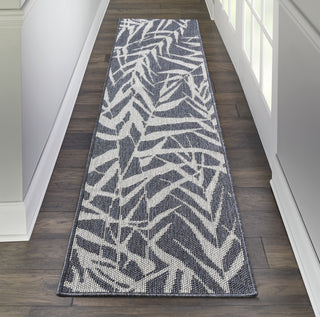 Calabas CLB06 Slate/Cream Area Rug by Nourison Main Image