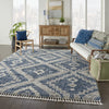 Scandinavian Shag SCN02 Denim Blue Area Rug by Nourison Main Image