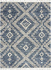 Scandinavian Shag SCN02 Denim Blue Area Rug by Nourison Main Image