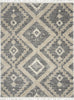 Scandinavian Shag SCN02 Grey/Ivory Area Rug by Nourison Main Image
