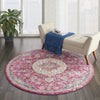 Passion PSN22 Pink Area Rug by Nourison Texture Image