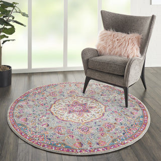 Passion PSN22 Grey/Multicolor Area Rug by Nourison Room Image