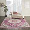 Passion PSN22 Pink Area Rug by Nourison Texture Image