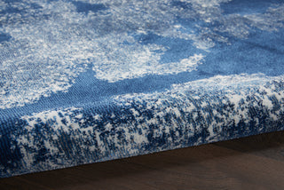 Imprints IMT03 Blue Area Rug by Nourison Texture Image