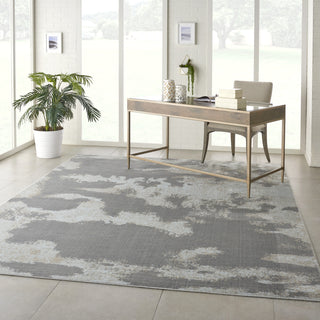 Nourison Imprints IMT03 Grey Area Rug Room Image Feature