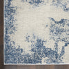 Imprints IMT03 Ivory/Light Blue Area Rug by Nourison Corner Image