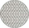 Nourison Grafix GRF18 White/Grey Area Rug Main Image