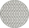 Nourison Grafix GRF18 White/Grey Area Rug Main Image