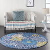 Passion PSN17 Blue Area Rug by Nourison Room Image