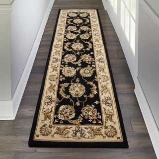 Nourison 2000 2022 Black Area Rug Room Scene 4