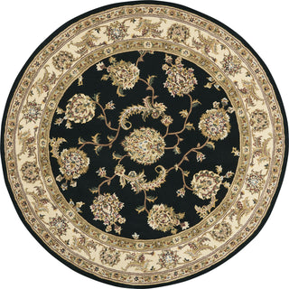 Nourison 2000 2022 Black Area Rug Round