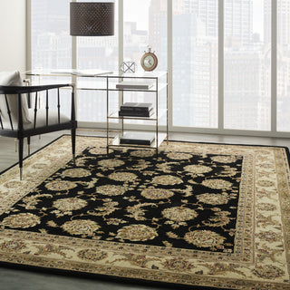 Nourison 2000 2022 Black Area Rug Room Scene 2