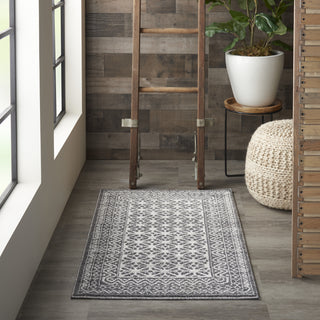 Royal Moroccan RYM02 Charcoal/Silver Area Rug by Nourison Main Image