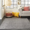 Royal Moroccan RYM02 Charcoal/Silver Area Rug by Nourison Texture Image