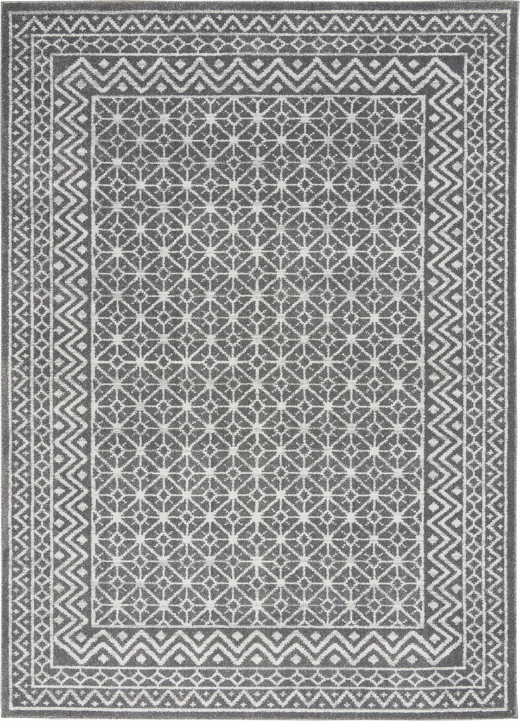 Royal Moroccan RYM02 Charcoal/Silver Area Rug by Nourison Main Image
