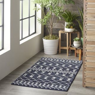 Royal Moroccan RYM03 Navy/Grey Area Rug by Nourison Room Scene 2