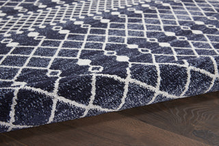 Royal Moroccan RYM03 Navy/Grey Area Rug by Nourison Pile