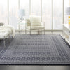 Royal Moroccan RYM04 Navy/Grey Area Rug by Nourison Room Scene Featured