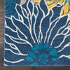 Passion PSN17 Blue Area Rug by Nourison Corner Image