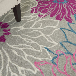 Passion PSN17 Grey Area Rug by Nourison Detail Image